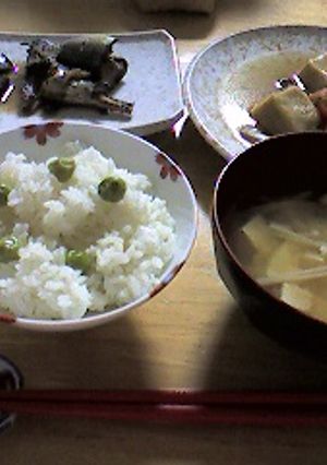 旬なうちに一度は食べたい豆ご飯-レシピのメイン写真