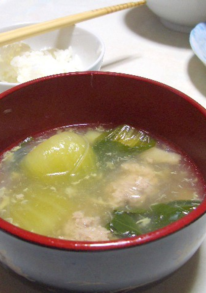 ☆青菜の中華風スープ☆-レシピのメイン写真