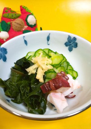 きゅうりとゆでタコの酢の物-レシピのメイン写真