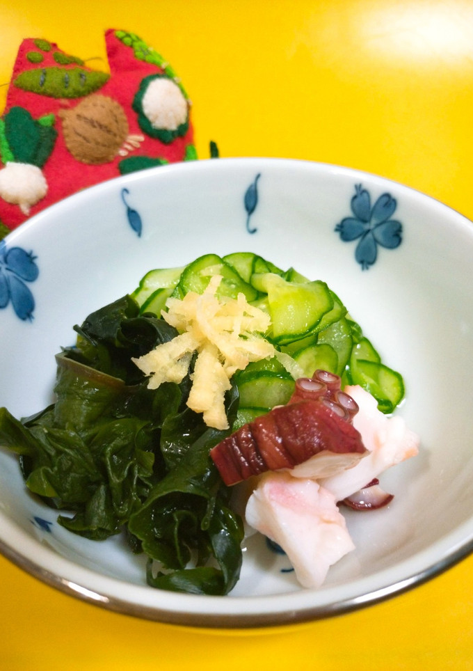 きゅうりとゆでタコの酢の物-レシピのメイン写真