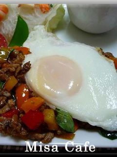 簡単~!ガパオライス(タイ風炒めご飯)-レシピのメイン写真