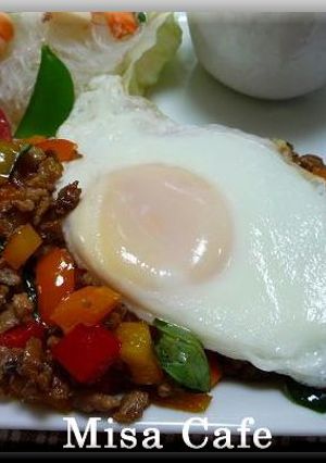 簡単～！ガパオライス（タイ風炒めご飯）-レシピのメイン写真