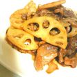 豚肉とレンコンの甘酢炒め