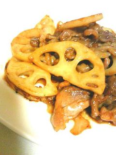 豚肉とレンコンの甘酢炒め-レシピのメイン写真