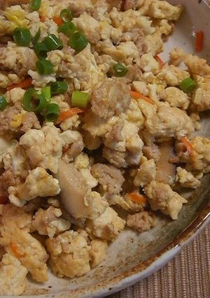 ボリューム満点☆簡単・ヘルシー炒り豆腐♪-レシピのメイン写真
