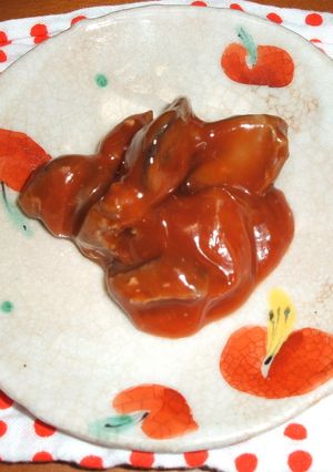 鶏レバーとケチャップ、ウスターソースだけ-レシピのメイン写真