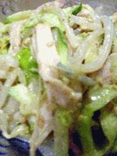 はなびし草のモヤシの胡麻風味サラダ-レシピのメイン写真