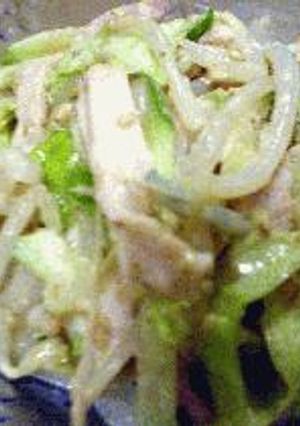 はなびし草のモヤシの胡麻風味サラダ-レシピのメイン写真