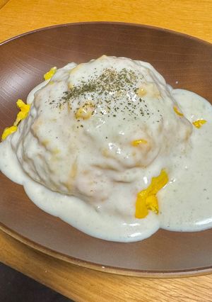 クリームオムライス-レシピのメイン写真