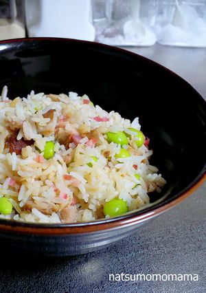 自家製チャーシューで♪彩り混ぜご飯-レシピのメイン写真