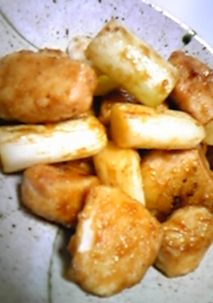 焼き鳥のたれで☆簡単胸肉とねぎの甘辛炒め-レシピのメイン写真