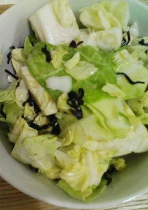 キャベツの塩昆布和え-レシピのメイン写真