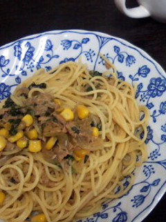 ツナとほうれん草の和風パスタ-レシピのメイン写真
