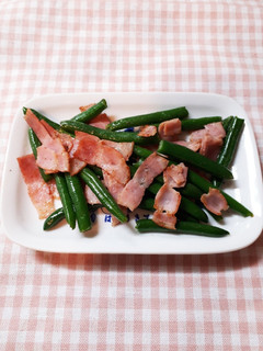 さやいんげんとベーコンのソテー♪-レシピのメイン写真