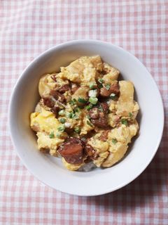 焼き鳥缶で簡単親子丼♪-レシピのメイン写真