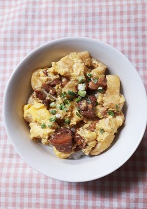 焼き鳥缶で簡単親子丼♪-レシピのメイン写真