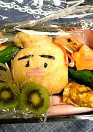 キャラ弁５　おでんくん＆だいこん先生-レシピのメイン写真