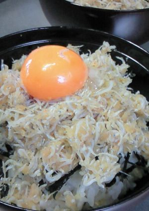 しらすと辛子明太子の丼♡-レシピのメイン写真