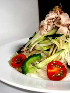 夏野菜たっぷり♪冷しゃぶそうめん-レシピのメイン写真