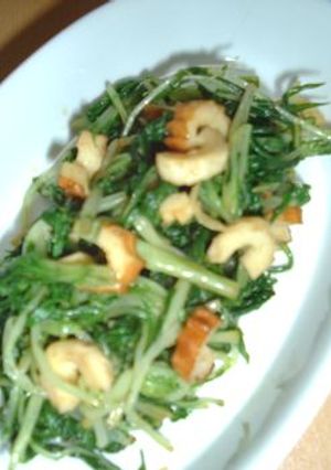 すごくおいしい！水菜とちくわのわさび醤油和え-レシピのメイン写真