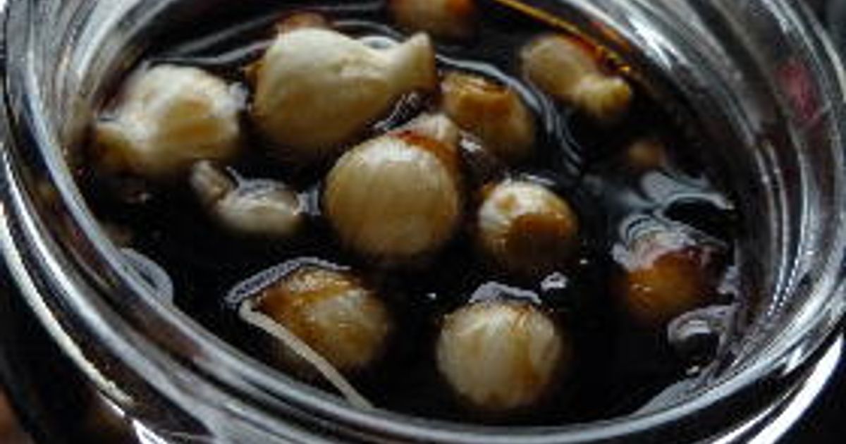 野草クッキング ノビルのしょう油漬け by chikappe 【クックパッド