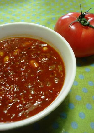 大豆たっぷりトマトカレー-レシピのメイン写真