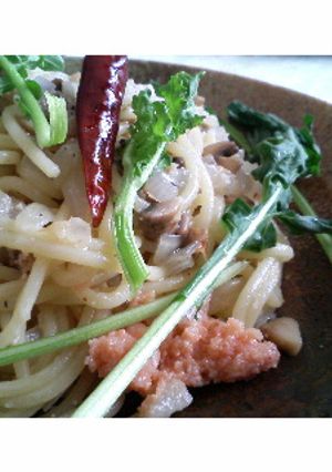 簡単♪明太子のペペロンチーノ-レシピのメイン写真
