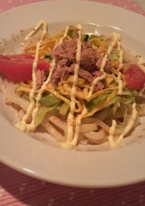 ごまだれサラダうどん-レシピのメイン写真