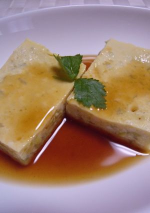 ♡そら豆入り玉子豆腐の和風甘酢あんかけ-レシピのメイン写真