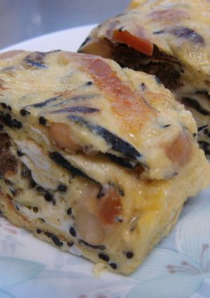 ひじきの煮物とチーズの❀卵焼き❀-レシピのメイン写真