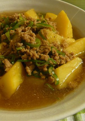 じゃがいもの煮物♥挽肉あんかけ-レシピのメイン写真