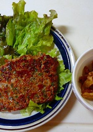 鶏ミンチの和風ハンバーグ-レシピのメイン写真