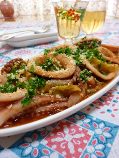 ♪イカとキャベツのケチャップ炒め♪-レシピのメイン写真