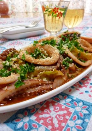 ♪イカとキャベツのケチャップ炒め♪-レシピのメイン写真