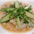 もずくのとろろがけ素麺