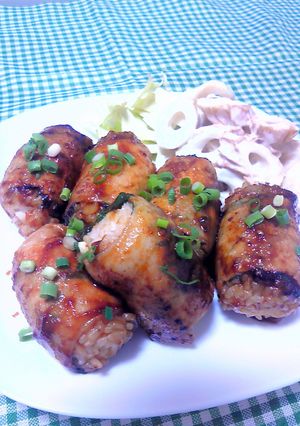 豚肉巻きおにぎり☆焼肉味-レシピのメイン写真