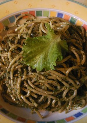 しそソース・パスタ-レシピのメイン写真