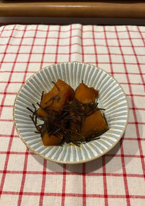 かぼちゃ昆布煮-レシピのメイン写真