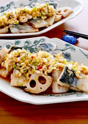油淋鯖れんこん【15分で簡単！】-レシピのメイン写真