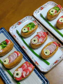 鯉のぼり いなり寿司-レシピのメイン写真