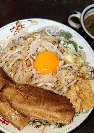 二郎系ラーメン風丼-レシピのメイン写真