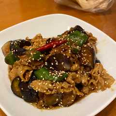 รูปของ 最強の白米泥棒！豚バラ茄子味噌炒め