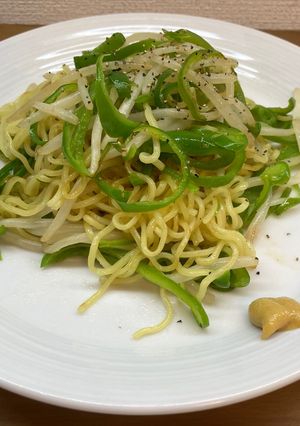 ピーマンともやしの塩焼きそば🫑-レシピのメイン写真