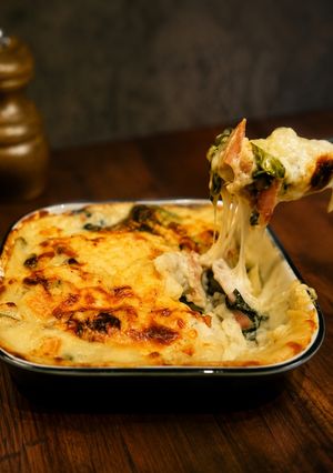 行者にんにくとポテトの簡単チーズグラタン-レシピのメイン写真