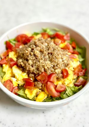 あっさり和風バージョン♪タコライス-レシピのメイン写真