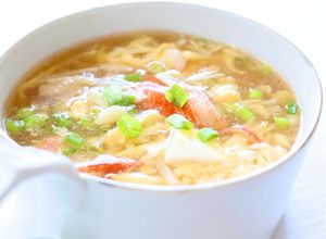 具沢山な【カニカマ卵のとろみスープ】中華-レシピのメイン写真