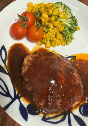 ❤️肉汁たっぷり我が家のハンバーグ❤️-レシピのメイン写真