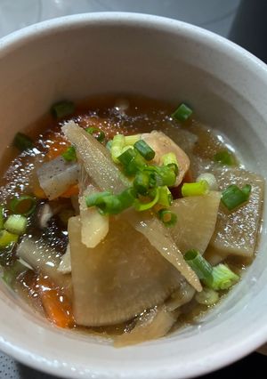 【クッカー用】具だくさんけんちん汁-レシピのメイン写真