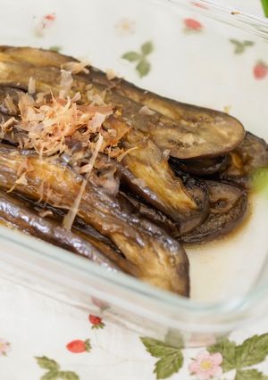 簡単！油少量とろとろナスの揚げ浸し風-レシピのメイン写真