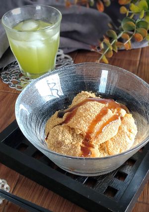 麦茶で作るもっちりぷるりん☆わらび餅。-レシピのメイン写真